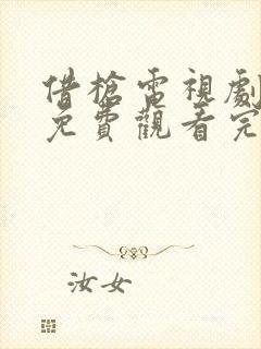 借枪电视剧全集免费观看完整版高清封面