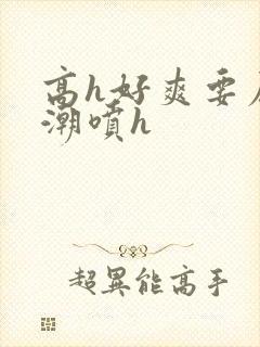 高h好爽要尿了潮喷h