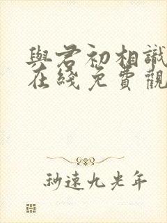 与君初相识全集在线免费观看