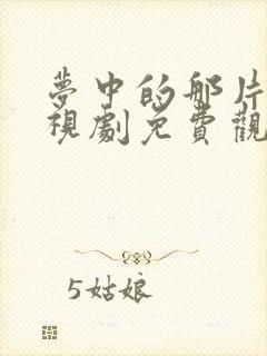 梦中的那片海电视剧免费观看完整版