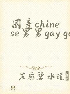 国产chinese男男gay gay网址