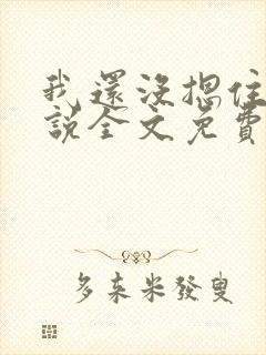 我还没摁住她小说全文免费阅读无弹窗