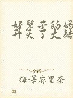 好儿子的妈妈要升天了大结局