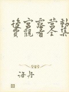 后宫露营动漫免费观看全集