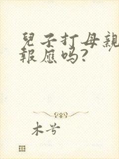 儿子打母亲会遭报应吗?封面