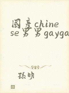 国产chinese男男gaygay网站