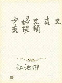 少妇又爽又粗又爽视频