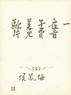 欧美午夜一级艳片免费看