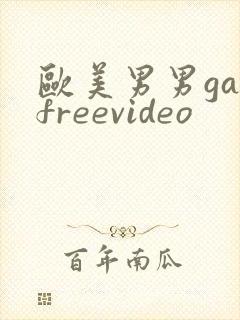 欧美男男gayfreevideo