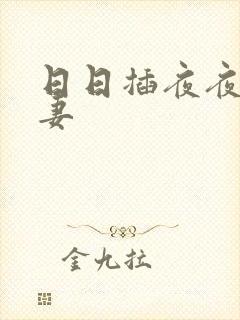 日日插夜夜操人妻封面