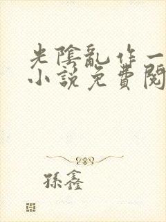 光阴乱作一团的小说免费阅读