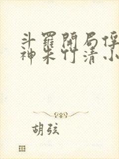 斗罗开局俘获女神朱竹清小说封面