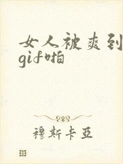 女人被爽到呻吟gif啪