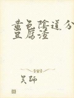 黄色阴道分泌物豆腐渣