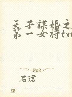 天子谋婚之重生第一女将txt