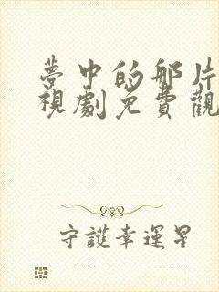 梦中的那片海电视剧免费观看全集星辰影院