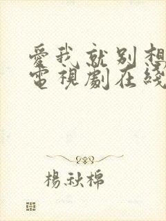 爱我就别想太多电视剧在线观看免费