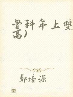 骨科年上双性(高)封面