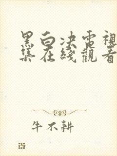 黑白决电视剧全集在线观看免费高清