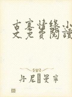 古寨情缘小说全文免费阅读
