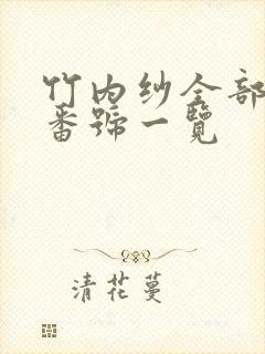 竹内纱全部作品番号一览