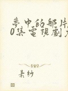 梦中的那片海40集电视剧免费观看