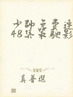 少帅免费连续剧48集策驰影视