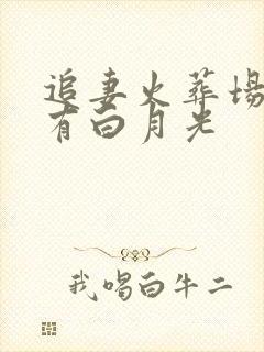 追妻火葬场男主有白月光封面