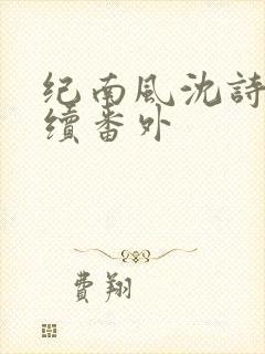 纪南风沈诗澜后续番外