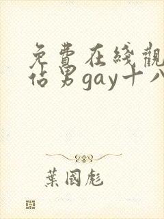 免费在线观看网站男gay十八禁