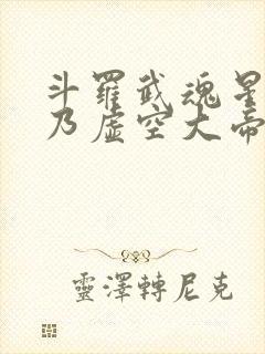 斗罗武魂星渊吾乃虚空大帝封面