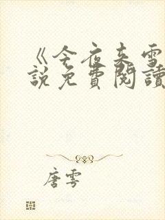 《今夜来雪》小说免费阅读