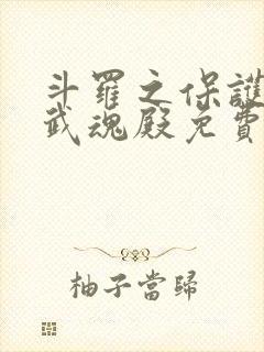 斗罗之保护我方武魂殿免费阅读