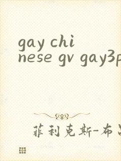 gay chinese gv gay3p封面
