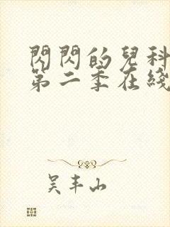 闪闪的儿科医生第二季在线播放封面