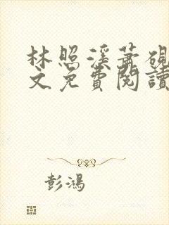 林照溪萧砚川全文免费阅读