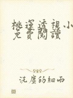 桃运透视小村医免费阅读