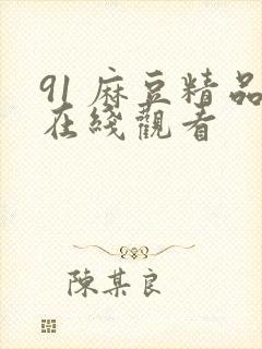 91 麻豆精品在线观看