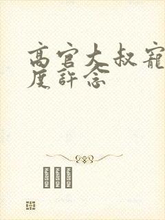 高官大叔宠妻无度许念