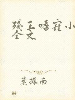 残王嗜宠小痞妃全文封面