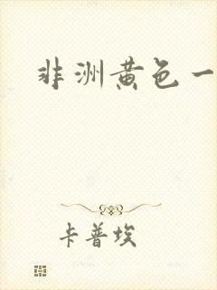 非洲黄色一级片