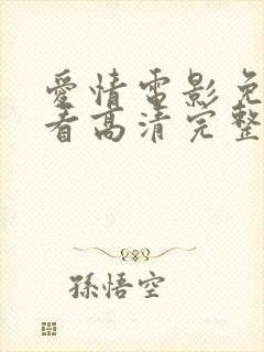 爱情电影免费观看高清完整版在