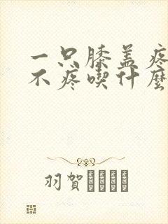 一只膝盖疼一只不疼吃什么药治疗