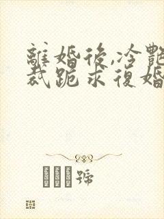 离婚后,冷艳总裁跪求复婚手机版