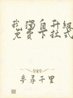 我独自升级漫画免费下拉式在线