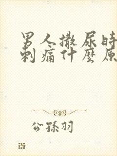 男人撒尿时尿道刺痛什么原因吃什么药封面