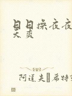 日日操夜夜干天天爽