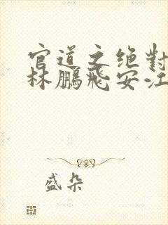 官道之绝对权力林鹏飞安江小说好看么