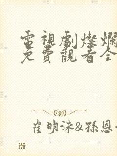 电视剧灿烂转身免费观看全集高清