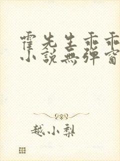 霍先生乖乖宠我小说无弹窗